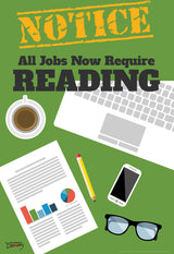 Official Notice Job Skills Mini-Poster:  Reading