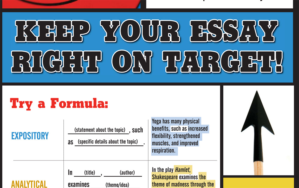 Keep Your Essay Right on Target Skinny Poster