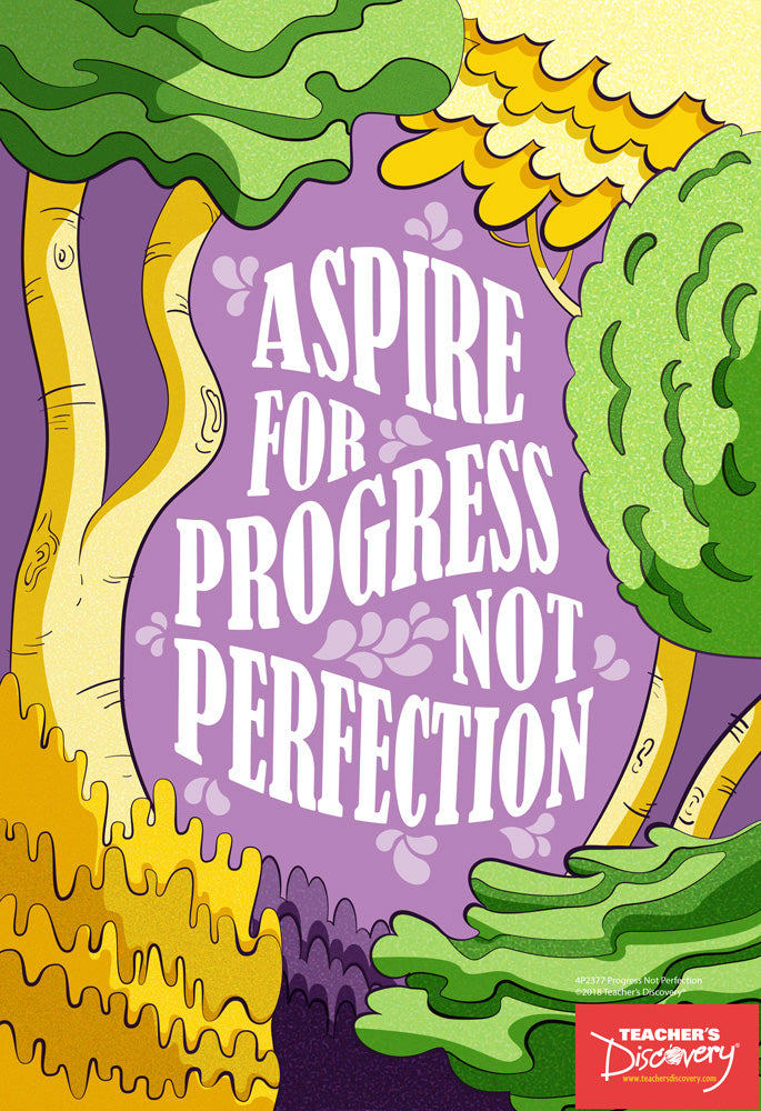 Progress Not Perfection Mini-Poster