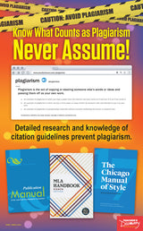 Caution! Avoid Plagiarism Mini-Poster Set