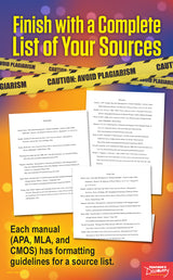 Caution! Avoid Plagiarism Mini-Poster Set