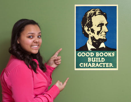 WPA Reading Poster: Good Books Build Character