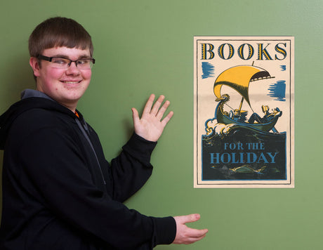 WPA Reading Poster: Books for the Holiday