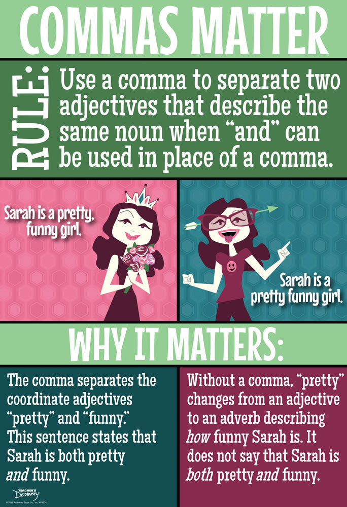 Commas Matter Poster Set