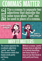 Commas Matter Poster Set