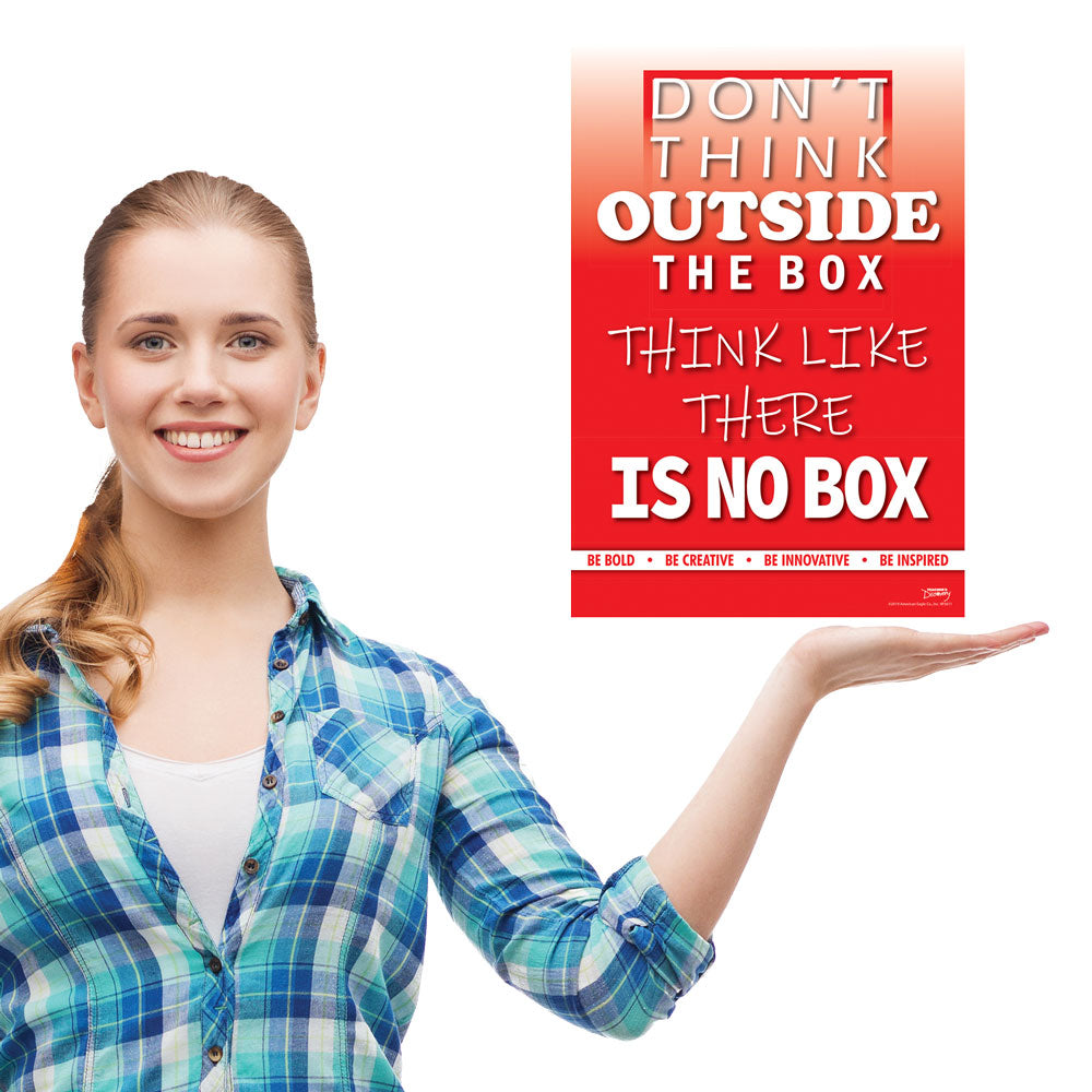 Think Like There Is No Box Mini-Poster