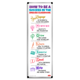 How to Be a Success in English Door Poster