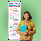 How to Be a Success in English Door Poster