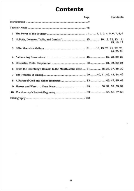 The Hobbit Curriculum Unit