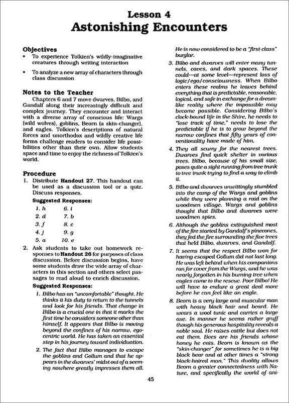 The Hobbit Curriculum Unit