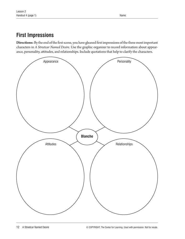 A Streetcar Named Desire Curriculum Unit