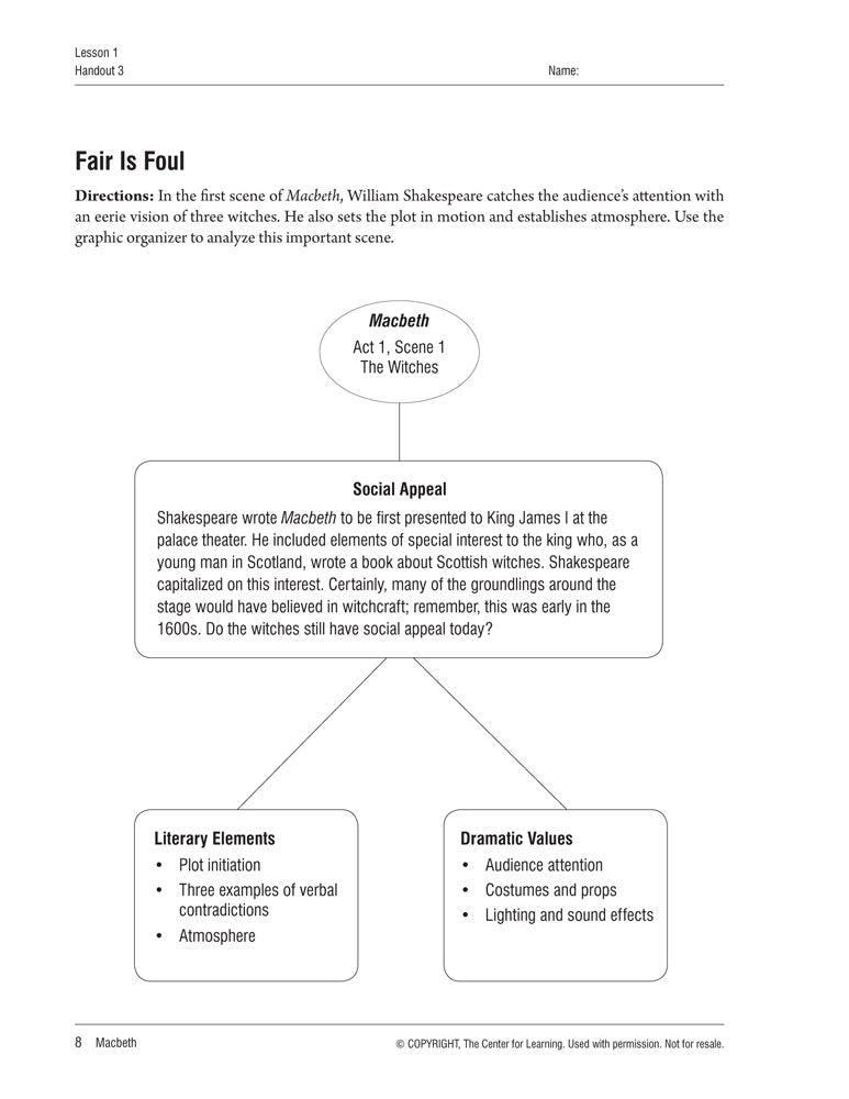 Macbeth Curriculum Unit