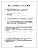 Prose Toolbox: Essay Writing Fundamentals Unit