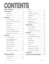 Writing Process Activity Book