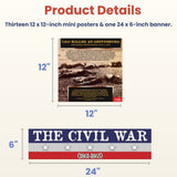 Civil War Poster Set for History/Social Studies Classrooms