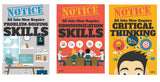 Official Notice Job Skills Set of 8 Mini-Posters