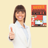 Official Notice Job Skills Mini-Poster:  Organizational Skills