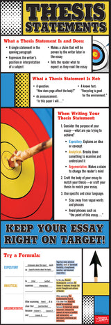 Keep Your Essay Right on Target Skinny Poster