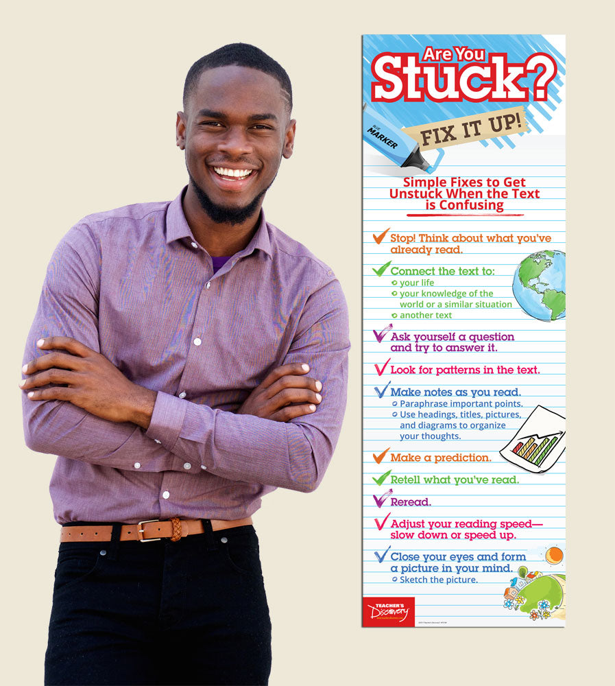 Are You Stuck? Fix It Up! Skinny Poster