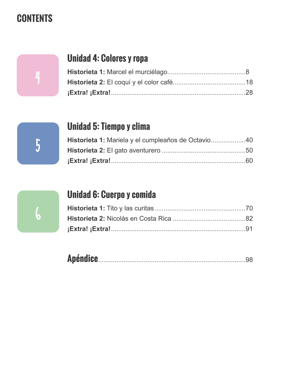 Nuestra historia: Primaria 1 (Unidades 4-6) by Voces Digital - Print Edition