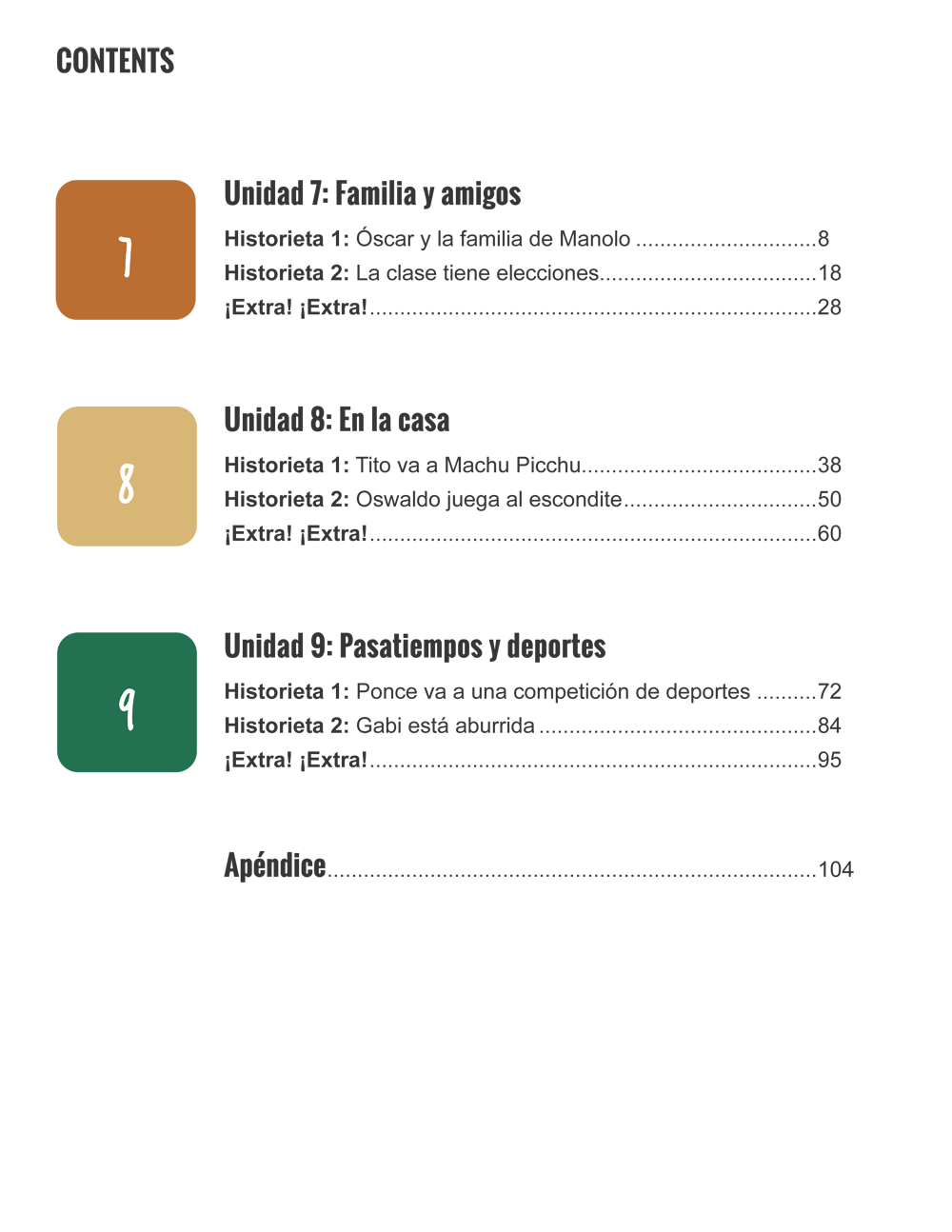 Nuestra historia: Primaria 1 (Unidades 7-9) by Voces Digital - Print Edition