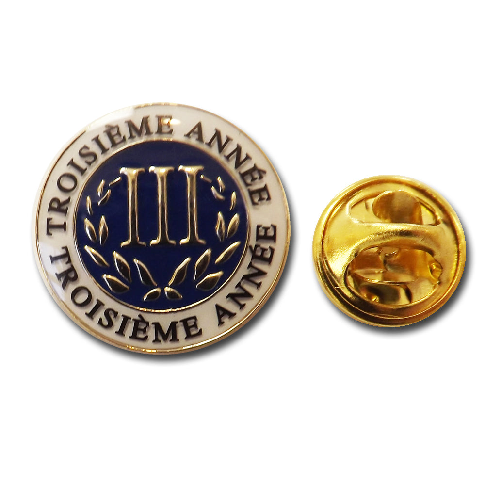 French Third-Year Enhanced® Pin