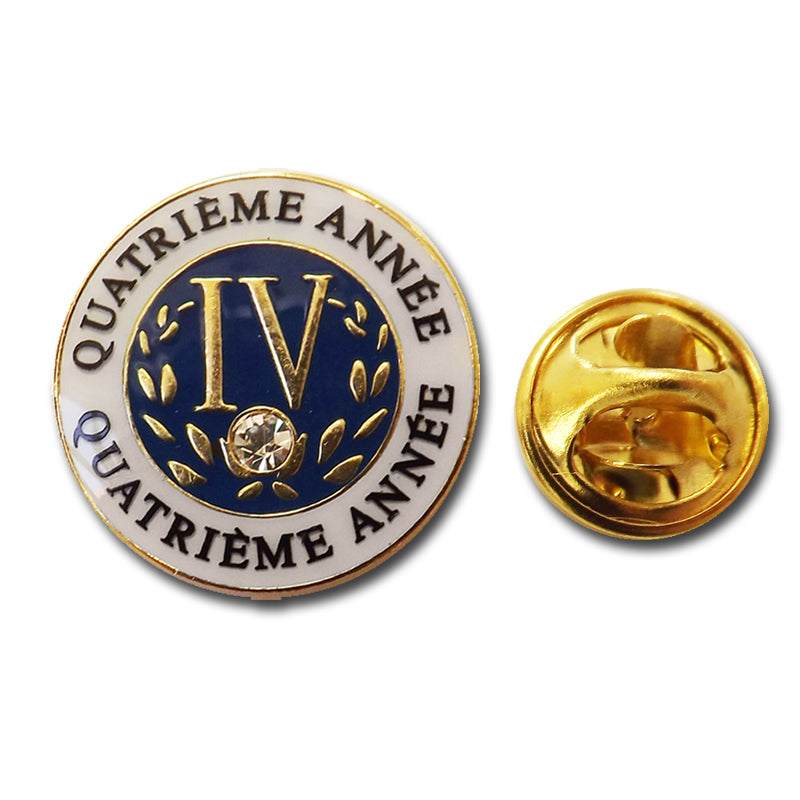 French Fourth-Year Enhanced® Pin