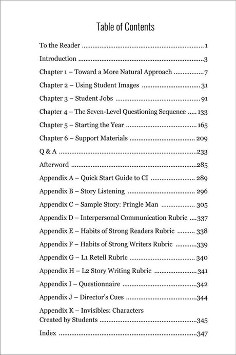 A Natural Approach to Stories book by Ben Slavic and Tina Hargaden on non-targeted comprehensible input storytelling for world language classrooms.
