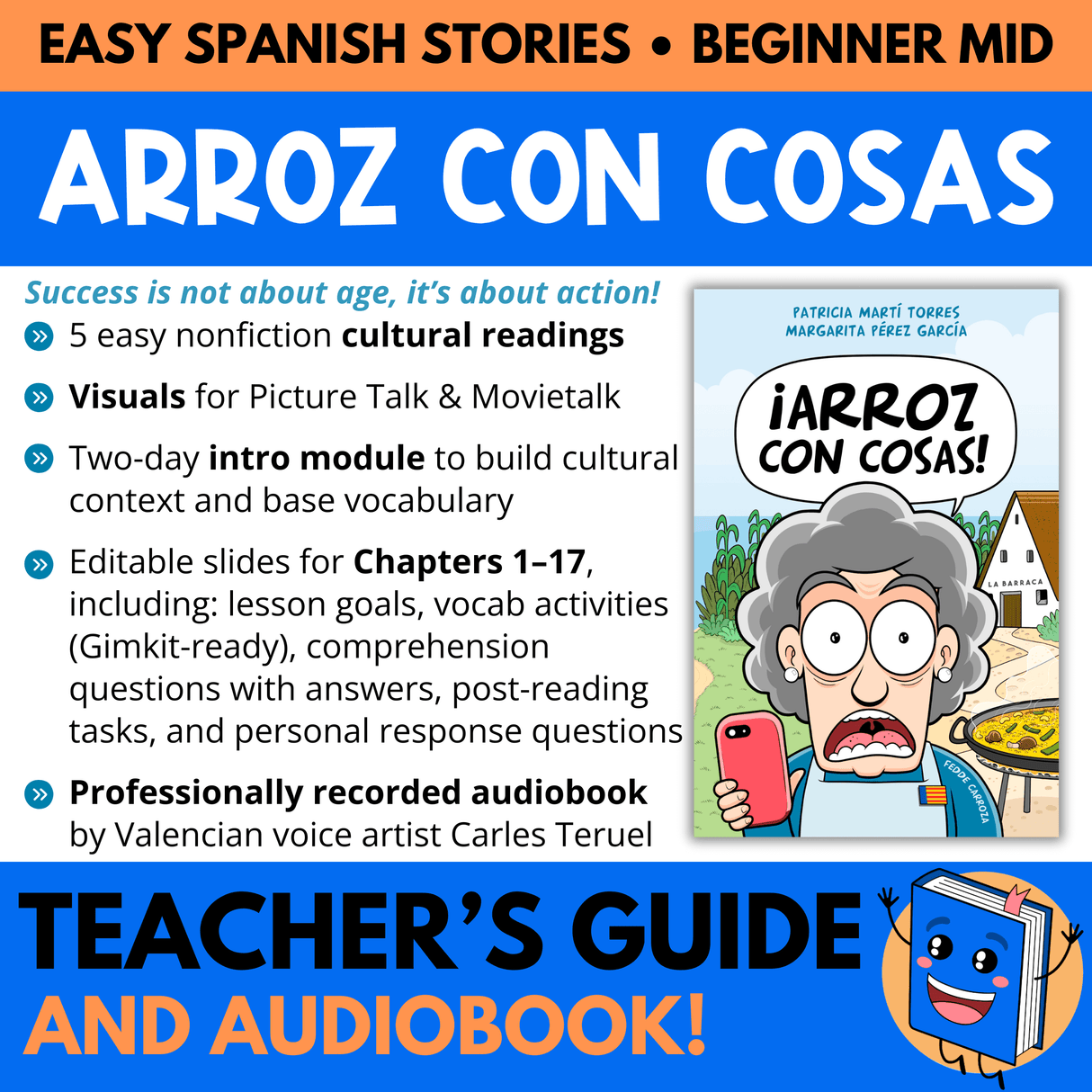 Arroz con cosas - Level 1 - Spanish Reader by Margarita Pérez García