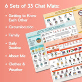 Dynamic Language Class Chat Mats Set of All 6 Laminated Sets of 33