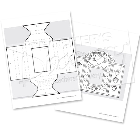 Paper Fold nicho Ready-to-Color Printable Download