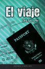 The front cover of the El viaje book by Deb Navarre featuring a plane and a passport.