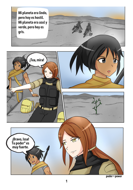 El planeta gris - Level 1 - Spanish Graphic Novel by Cécile Lainé