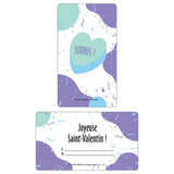 French Valentine's Day Cards - Set of 30