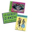 Colorful papel picado-style Spanish reward stickers featuring ¡Brillante!, ¡Bien Hecho!, and ¡Grandioso! with Catrina and sombrero designs.
