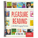 Pleasure Reading in the World Language Classroom book by Mike Peto with strategies for building a free voluntary reading program in language class.