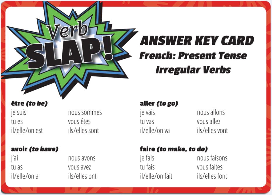 Verb Slap! French Games