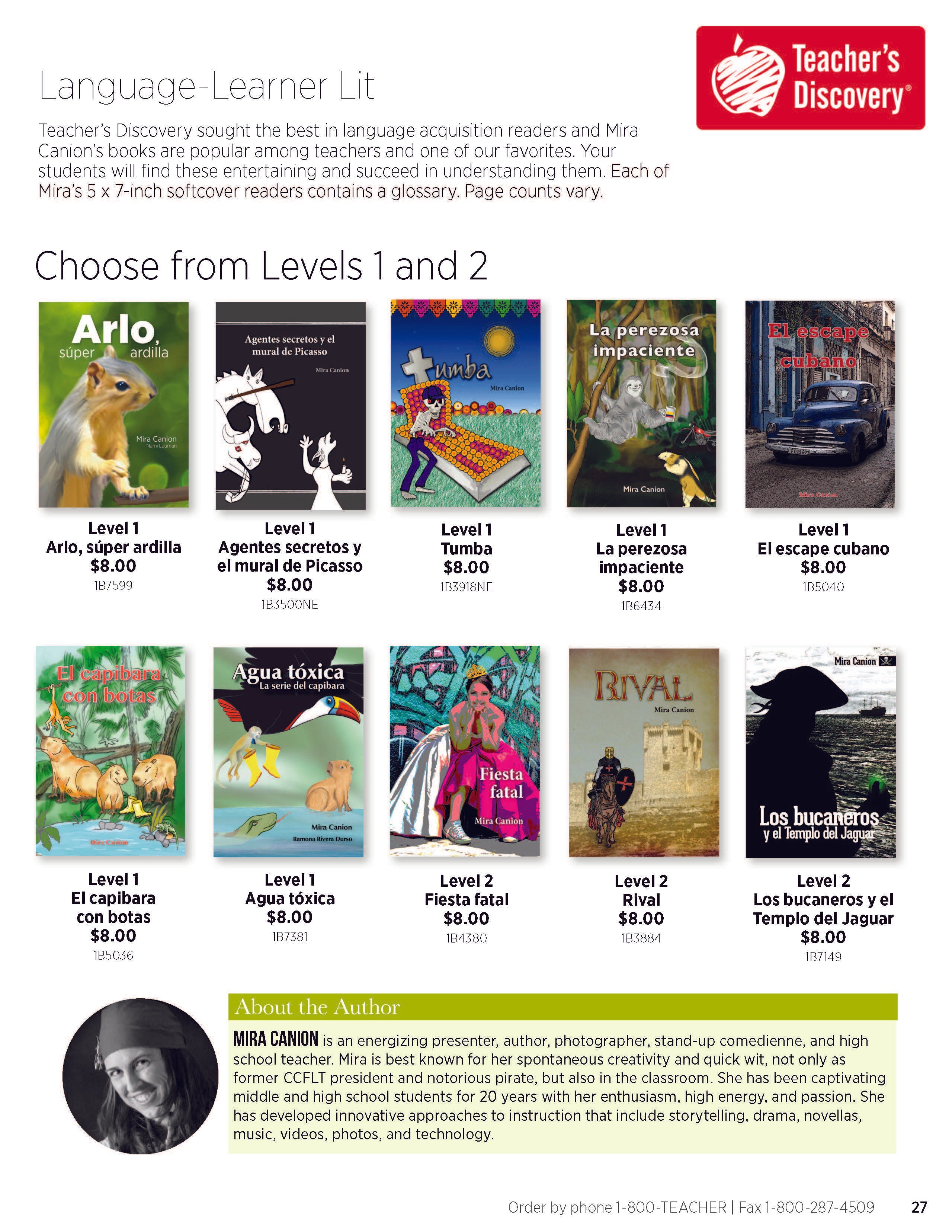 Back to School Resources Spanish Catalog Teacher's Discovery