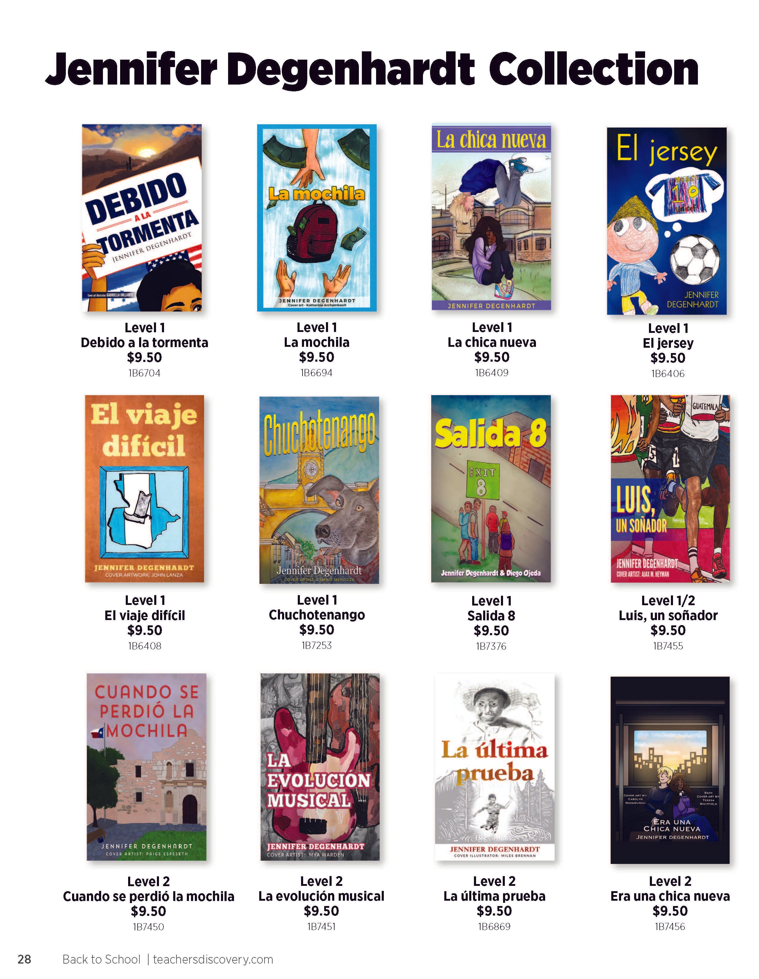 Back to School Resources Spanish Catalog Teacher's Discovery