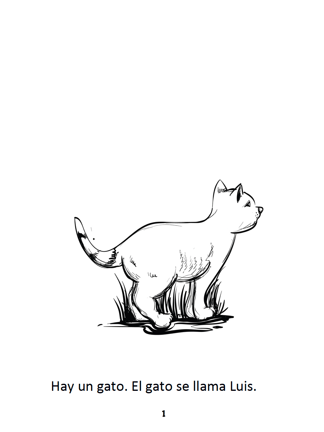 El gato Luis - Level 1 - Spanish Reader by Theresa Marrama