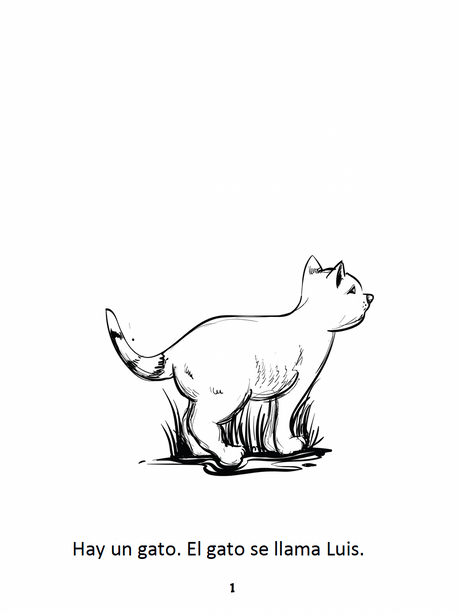 El gato Luis - Level 1 - Spanish Reader by Theresa Marrama