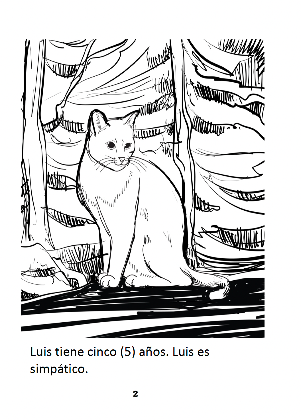 El gato Luis - Level 1 - Spanish Reader by Theresa Marrama
