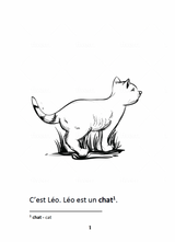 Léo le chat - Level 1 - French Reader by Theresa Marrama
