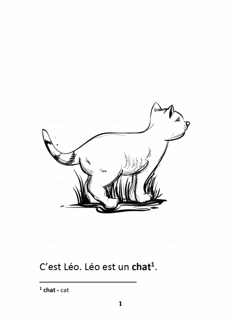 Léo le chat - Level 1 - French Reader by Theresa Marrama
