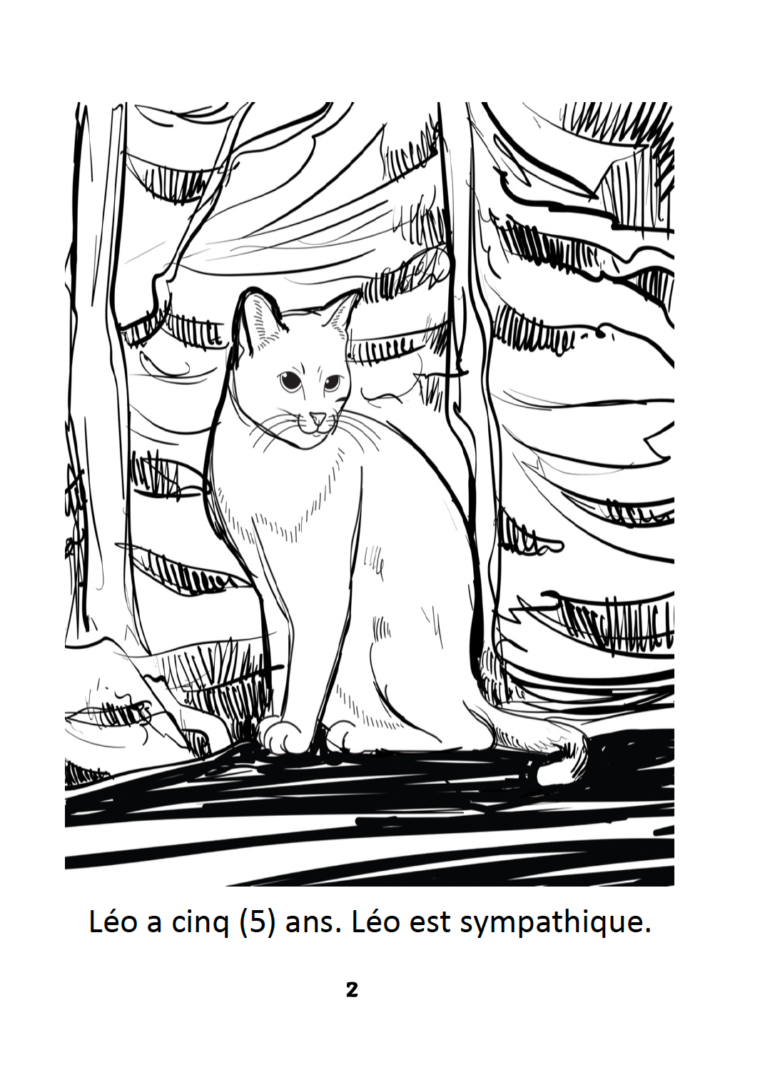 Léo le chat - Level 1 - French Reader by Theresa Marrama