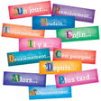 A Set of 12 Storytelling French Signs, including The Words and Phrases You Need to Tell a Story.