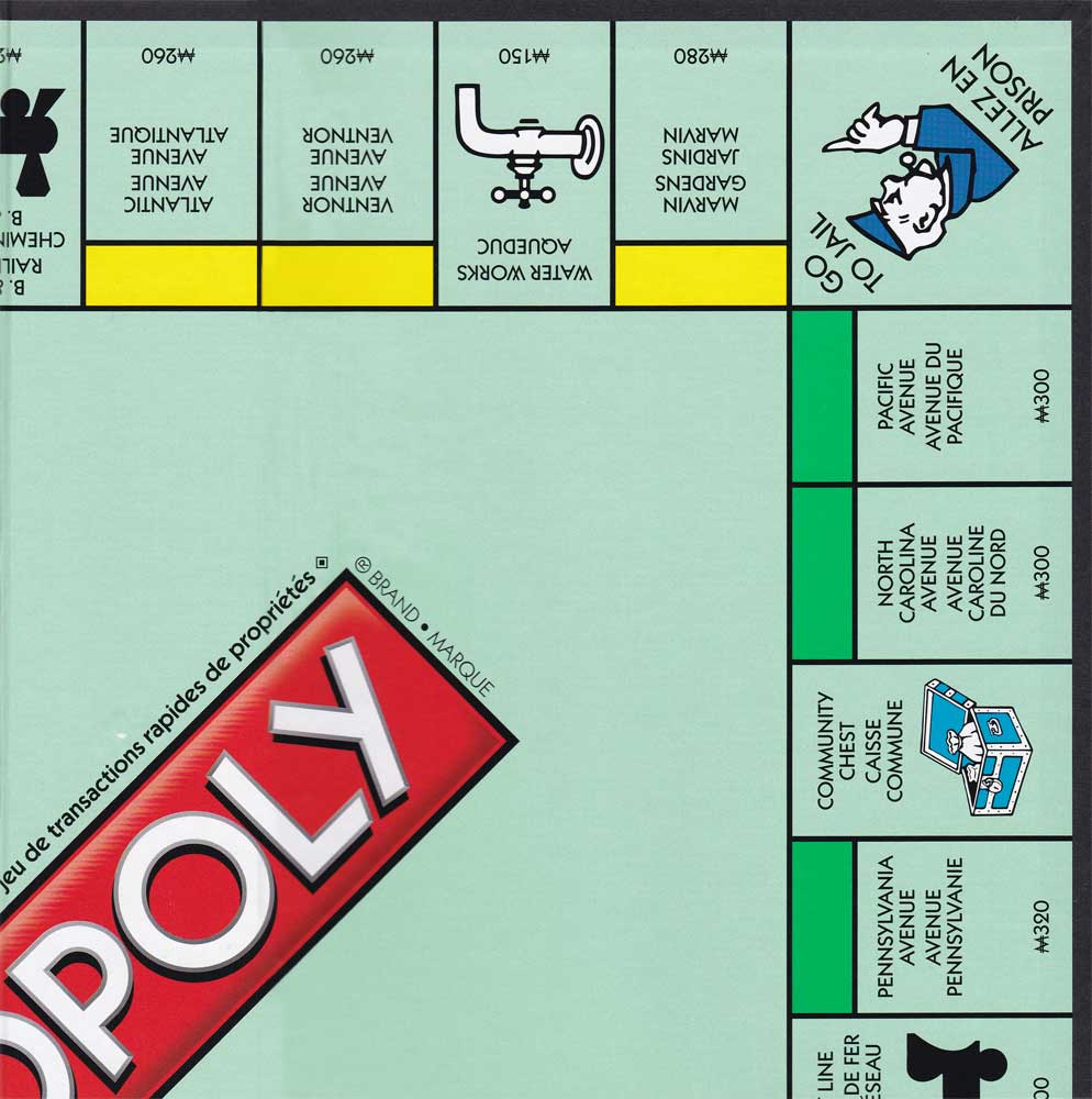 French/English Monopoly Game