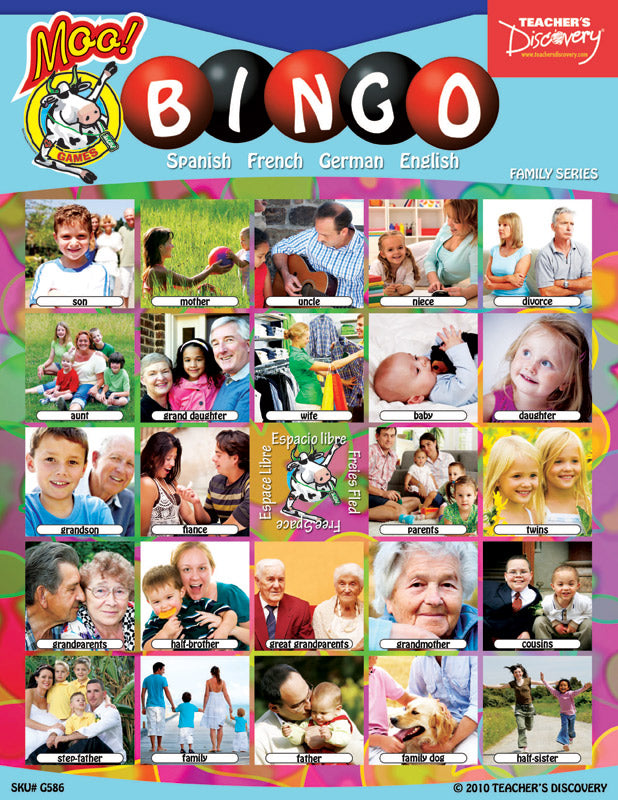 Bingo Games Set of 12 Topics