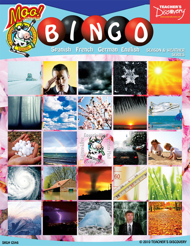 Bingo Games Set of 9 Topics