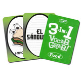 3-in-1 Spanish Vocab Grab Card Games